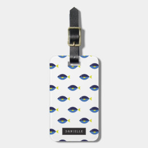 Étiquette À Bagage Bleu personnalisé Tang de