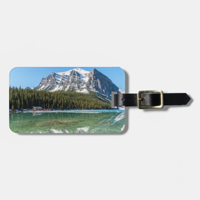 Étiquette À Bagage Boathouse à côté de Lake Louise - Banff, Canada (Devant horizontal)