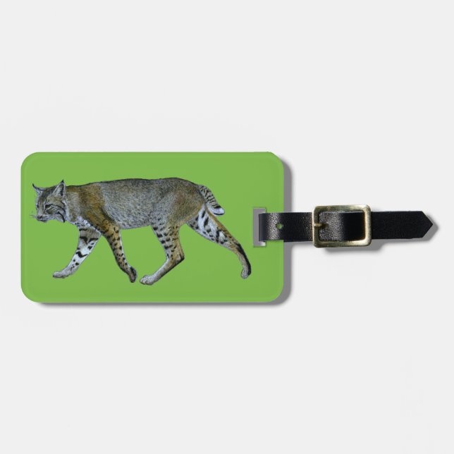 Étiquette À Bagage Bobcat (Devant horizontal)