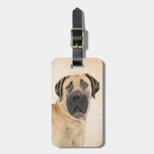 Étiquette À Bagage Boerboel Peinture - Cute Original Chien Art