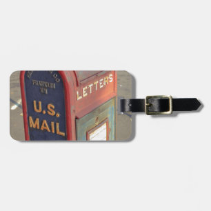 Étiquette À Bagage Boîte aux lettres vintage
