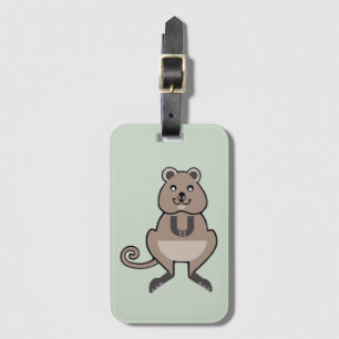 Étiquette À Bagage Bon Voyage - Sympathique, heureux QUOKKA- étiquett
