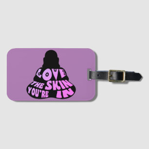 Étiquette À Bagage Bouddha amour violet