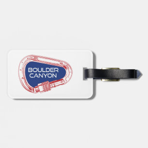 Étiquette À Bagage Boulder Canyon Colorado Escalade Carabiner