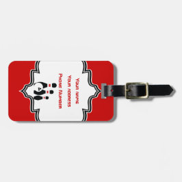 Étiquette À Bagage Boule de bowling et broches personnalisées
