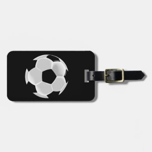 Étiquette À Bagage Boule de football du football du football