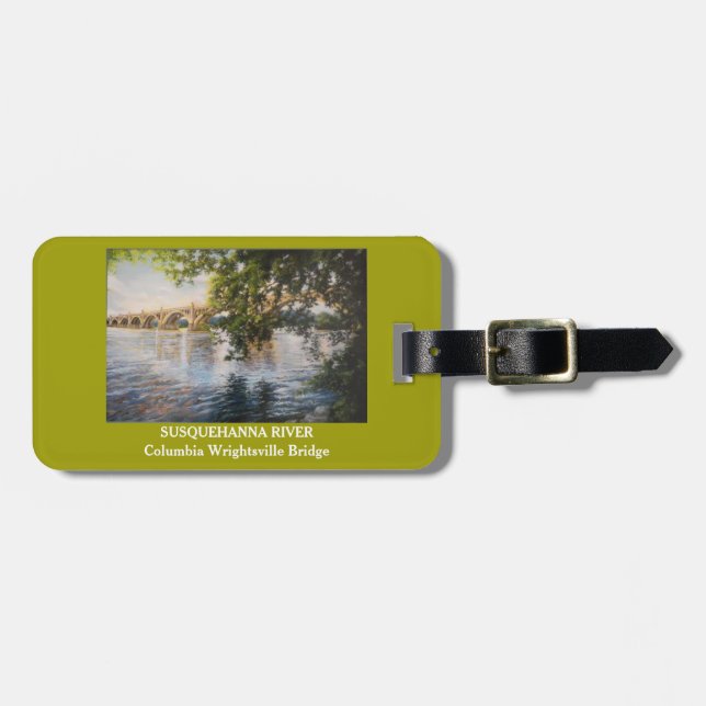 Étiquette À Bagage Bourse de Susquehanna RiverLuggage ou étiquette de (Devant horizontal)