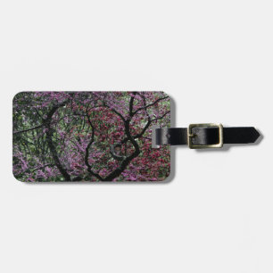 Étiquette À Bagage Branches et fleurs