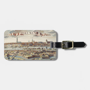 Étiquette À Bagage Brême, Allemagne, 1719