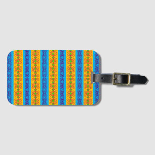 Étiquette À Bagage Brocard Bohème Rayure