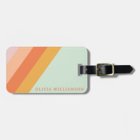 Broches Retro personnalisées Mint Peach Pastel