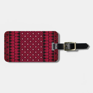 Étiquette À Bagage Broderie palestinienne Tatreez design imprimé