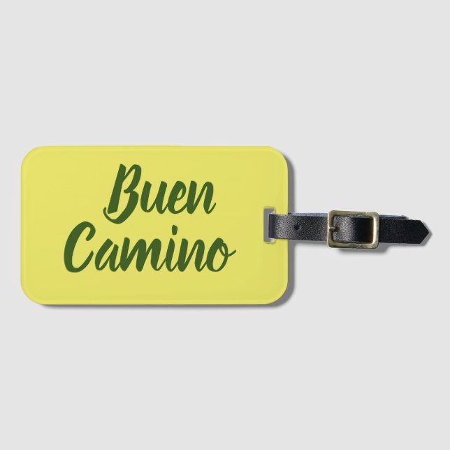 Étiquette À Bagage Buen Camino de Santiago (Devant Horizontal)