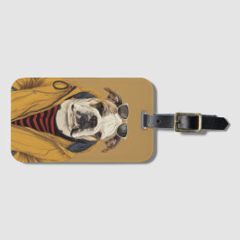 Étiquette À Bagage bulldog anglais