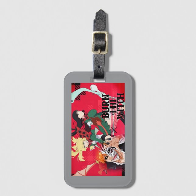 Étiquette À Bagage Burn the Witch Tote Bag – Spooky Halloween Accesso (Devant Vertical)