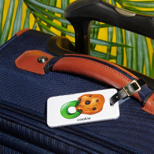 Étiquette À Bagage C est pour Cookie Alphabet Letter Chocolate Chip