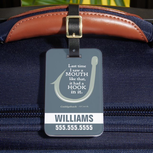 Étiquette À Bagage Caddyshack | Dernier Temps J'Ai Vu Une Bouche Comm (Insitu Rectoal 2)