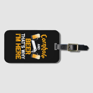 Étiquette À Bagage Cadeau drôle de Cornhole pour hommes Joueur de Cor