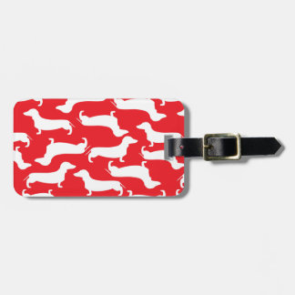 Étiquette À Bagage Cadeau parfait de motif mignon de teckel pour