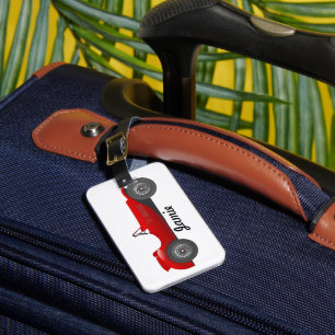 Étiquette À Bagage Cadeaux de voiture classique personnalisés