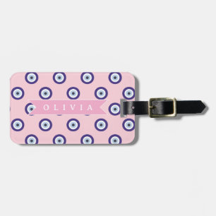 Étiquette À Bagage Cadeaux Personnalisés avec Motif d'Oeil Maléfique