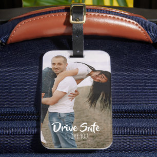 Étiquette À Bagage Cadeaux Personnalisés pour les Couples 'Conduis en