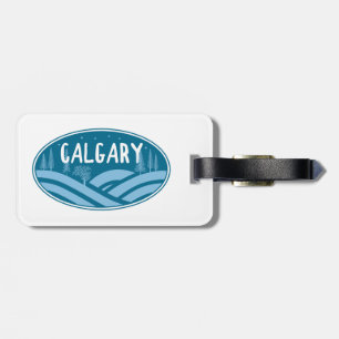 Étiquette À Bagage Calgary Alberta Plein Air