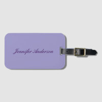 Calligraphie Pastel Pale Purple Personnalisé