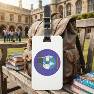 Étiquette À Bagage Calotte de fin d'études en éducation mondiale Terr