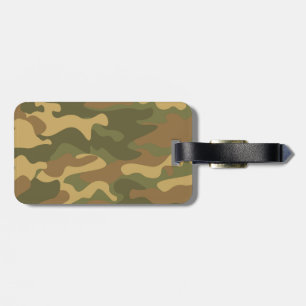Étiquette À Bagage Camo