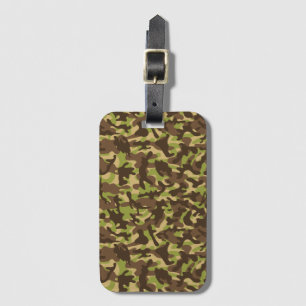 Étiquette À Bagage Camouflage Cascade