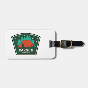 Étiquette À Bagage Camping dans la forêt nationale de Carson