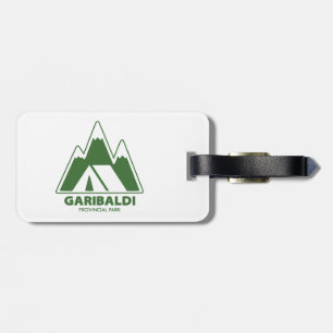 Étiquette À Bagage Camping dans les montagnes du parc provincial Gari