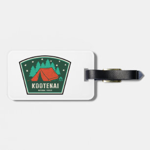 Étiquette À Bagage Camping forestier national Kootenai