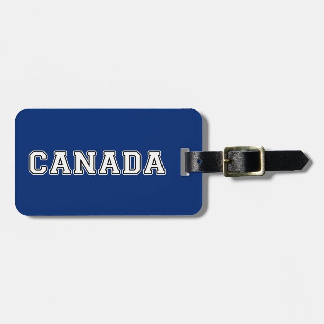 Étiquette À Bagage Canada (Devant horizontal)