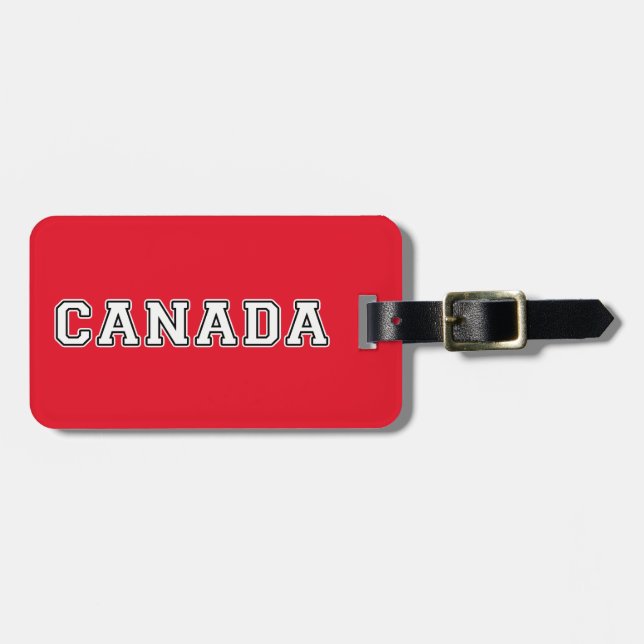 Étiquette À Bagage Canada (Devant horizontal)