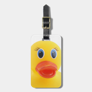 Étiquette À Bagage Canards grinçants en caoutchouc jaunes