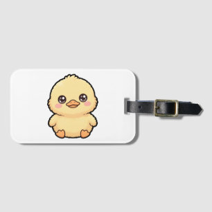 Étiquette À Bagage Caneton bébé mignon