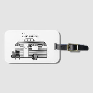 Étiquette À Bagage Caravane Camper Traveller Thunder_Cove