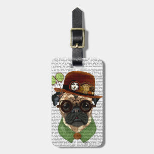 Étiquette À Bagage Carlin avec Casquette Steampunk Bowler
