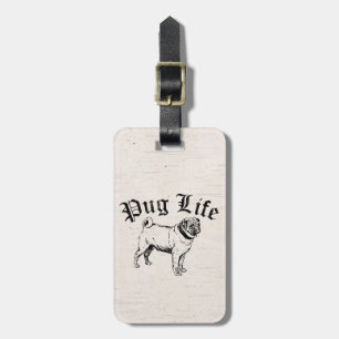 Étiquette À Bagage Carlin Life Funny Chien Gangster