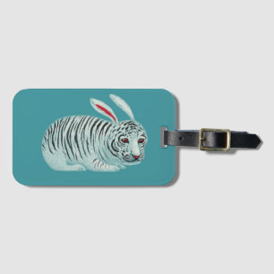 ÉTIQUETTE À BAGAGE CARNET TIGER BUNNY