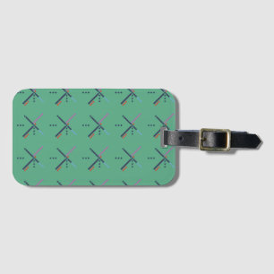Étiquette À Bagage Carrelage de l'aéroport PDX  Un tapis précieux