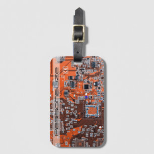 Étiquette À Bagage Carte circuit imprimé circuit orange PCB