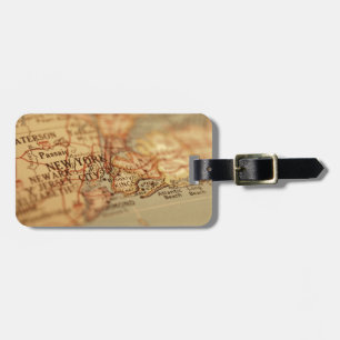 Étiquette À Bagage Carte de cru de NEW YORK