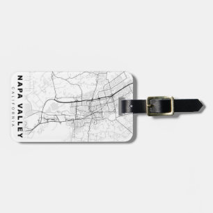 Étiquette À Bagage Carte de Napa Valley