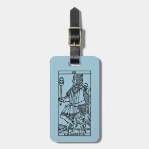 Étiquette À Bagage Carte de tarot : L'empereur