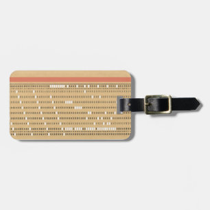 Étiquette À Bagage Carte poinçonnée personnalisable