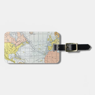 ÉTIQUETTE À BAGAGE CARTE : VOYAGES ATLANTIQUES