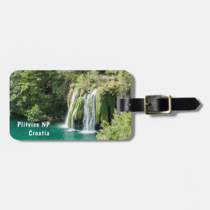 Étiquette À Bagage Cascades dans le Parc National de Plitvice - Croat